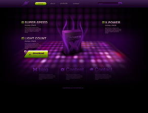 軟件產(chǎn)品網(wǎng)頁設(shè)計(jì)效果