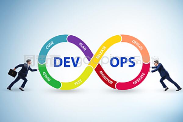 devOps軟件開發它的概念。